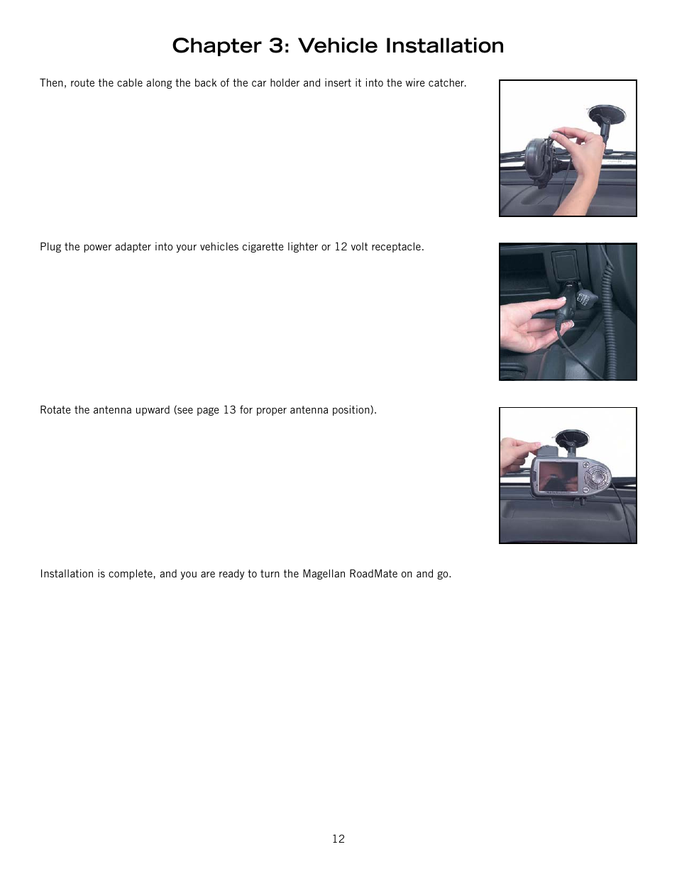 Chapter 3: vehicle installation | Magellan 800 User Manual | Page 21 / 107