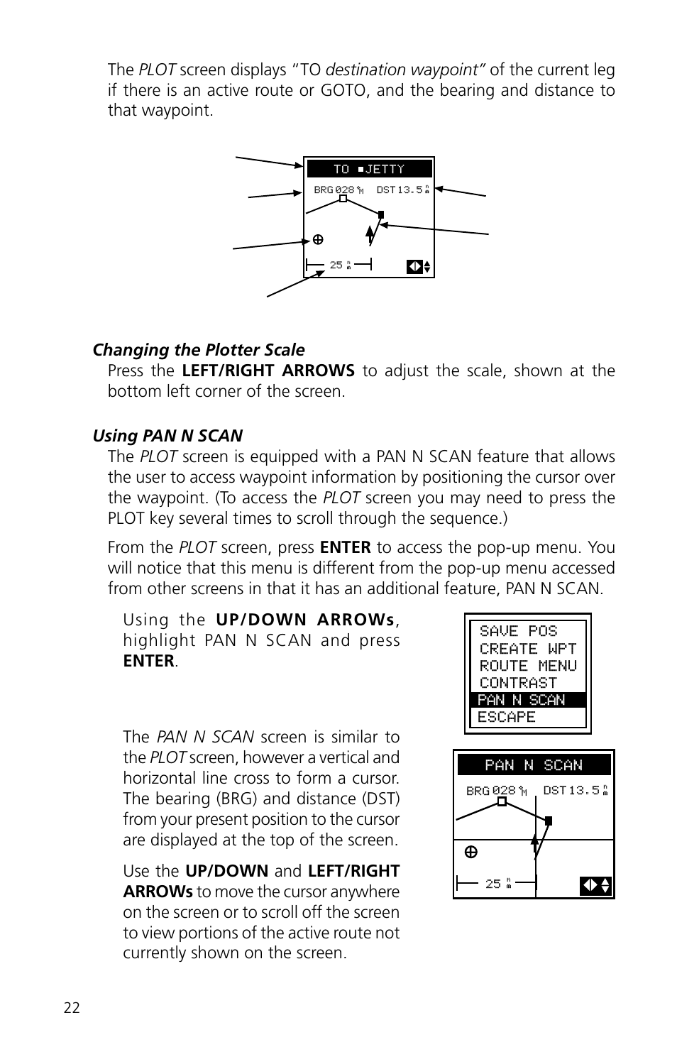 Pan n scan | Magellan eXplorist XL User Manual | Page 30 / 94