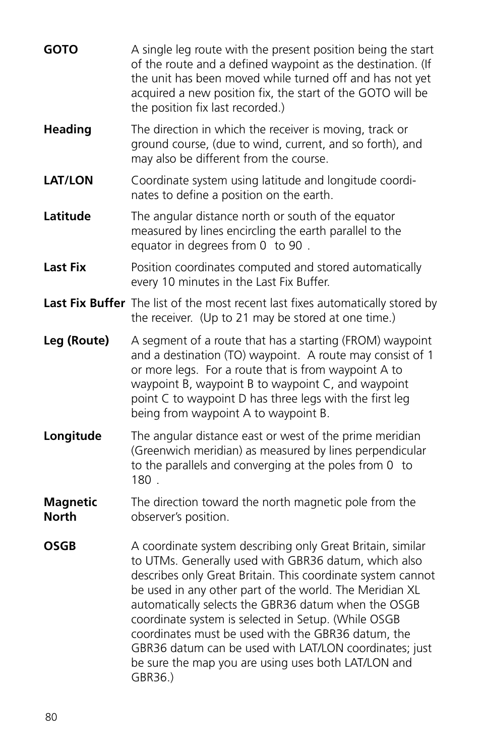 Magellan eXplorist XL User Manual | Page 88 / 94