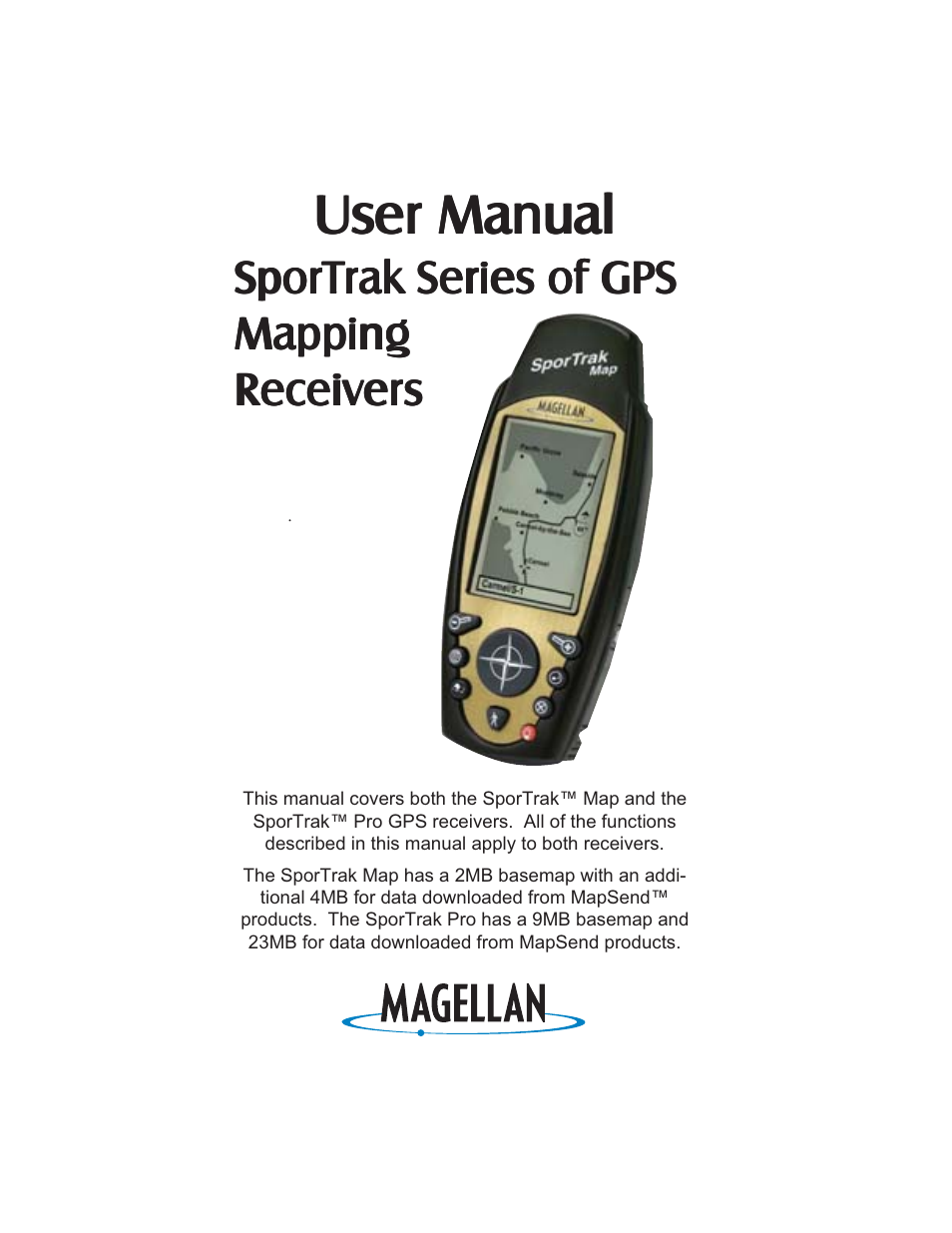 Magellan GPS receivers User Manual | 86 pages