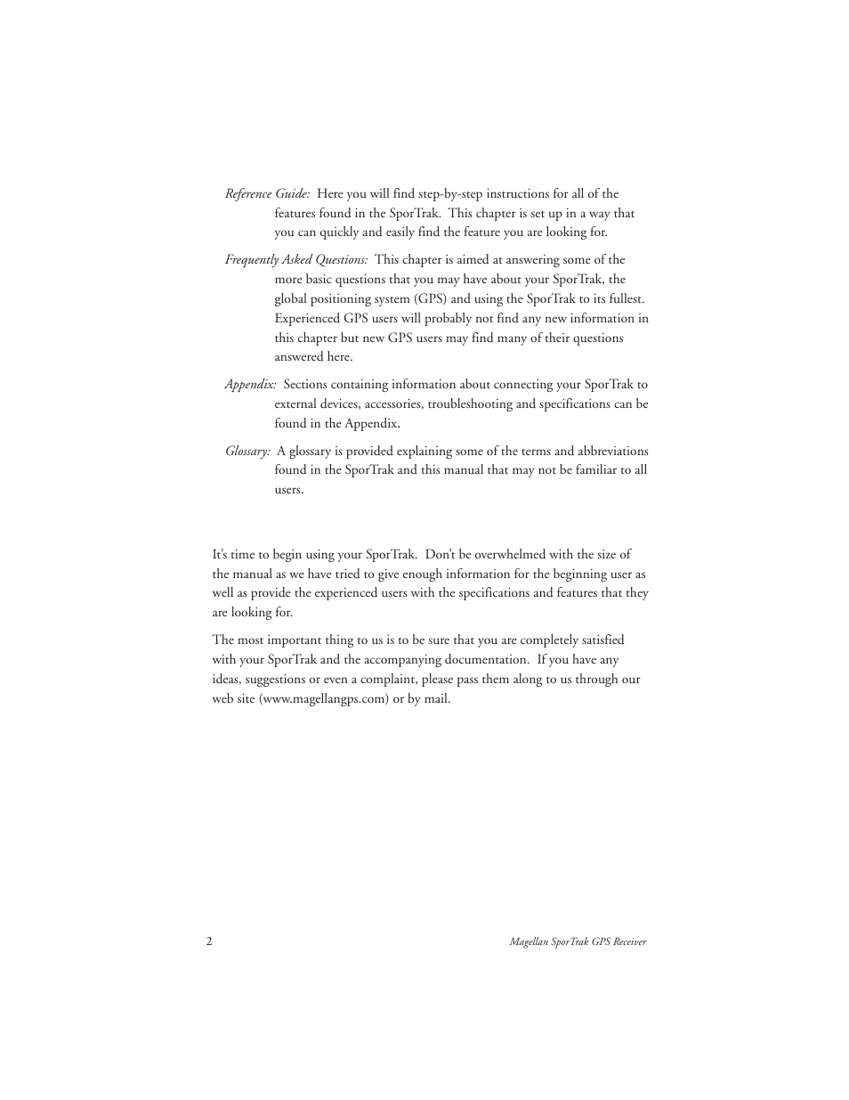 Magellan GPS receivers User Manual | Page 12 / 86