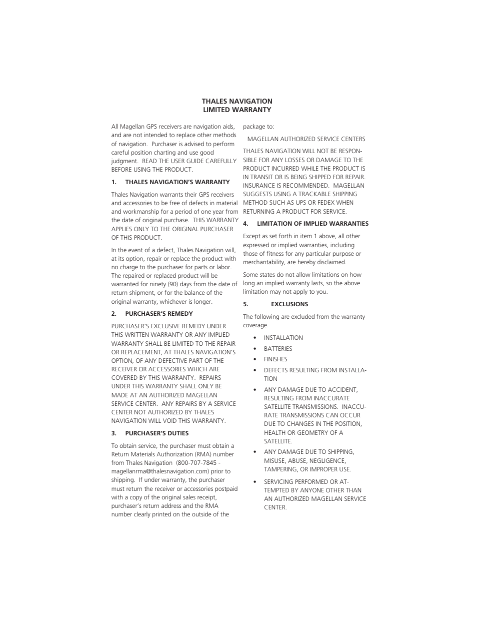 Magellan GPS receivers User Manual | Page 3 / 86