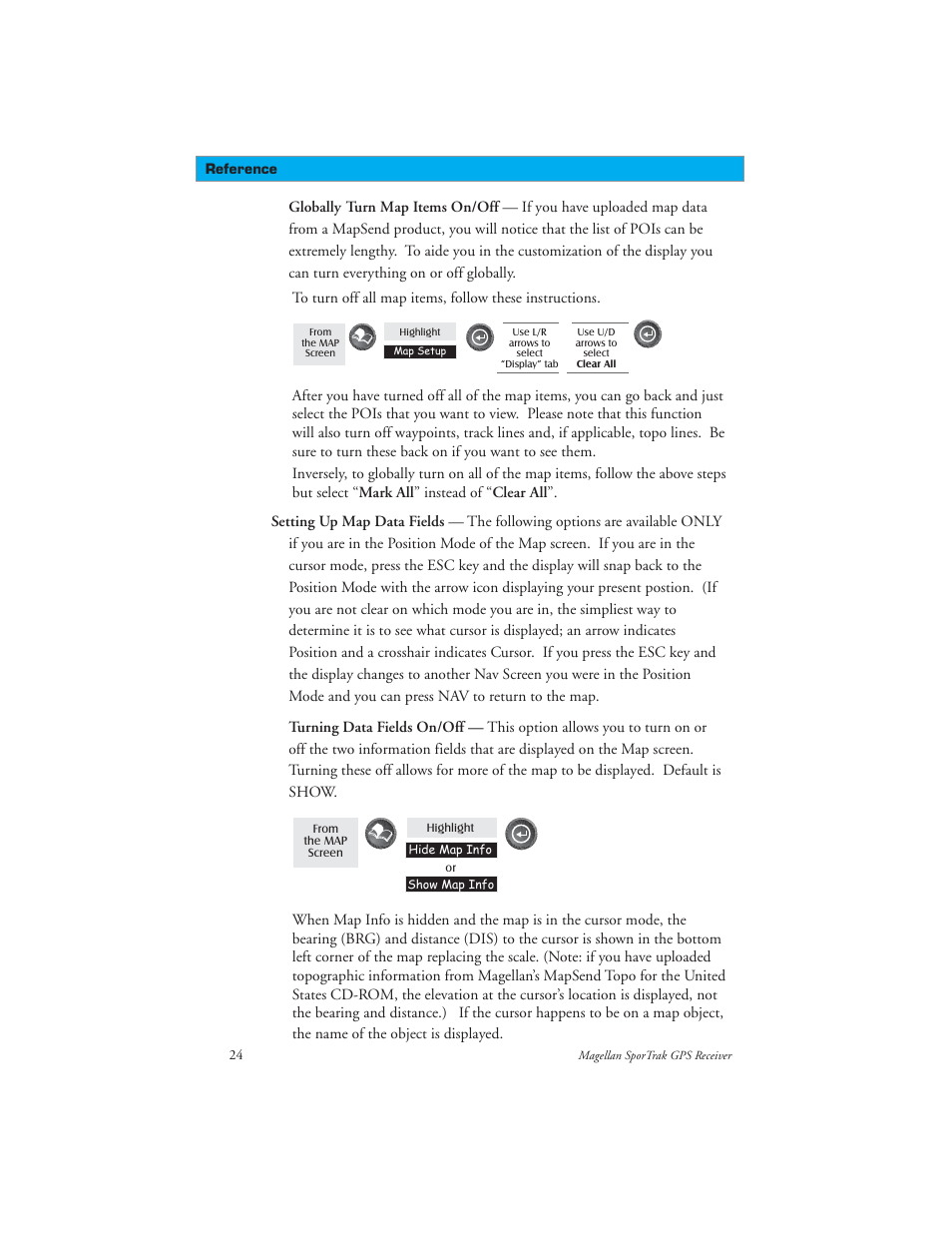 Magellan GPS receivers User Manual | Page 34 / 86