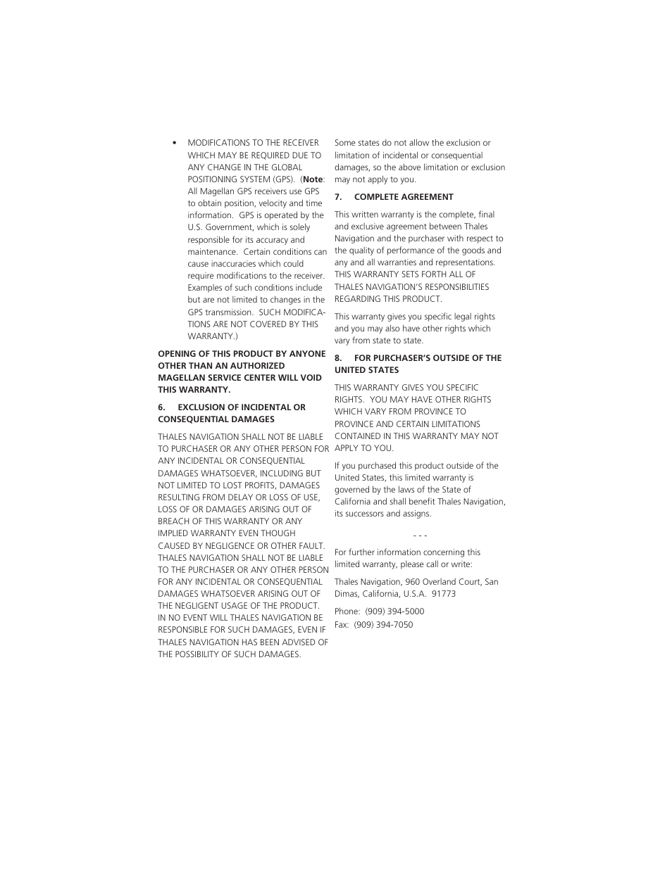 Magellan GPS receivers User Manual | Page 4 / 86