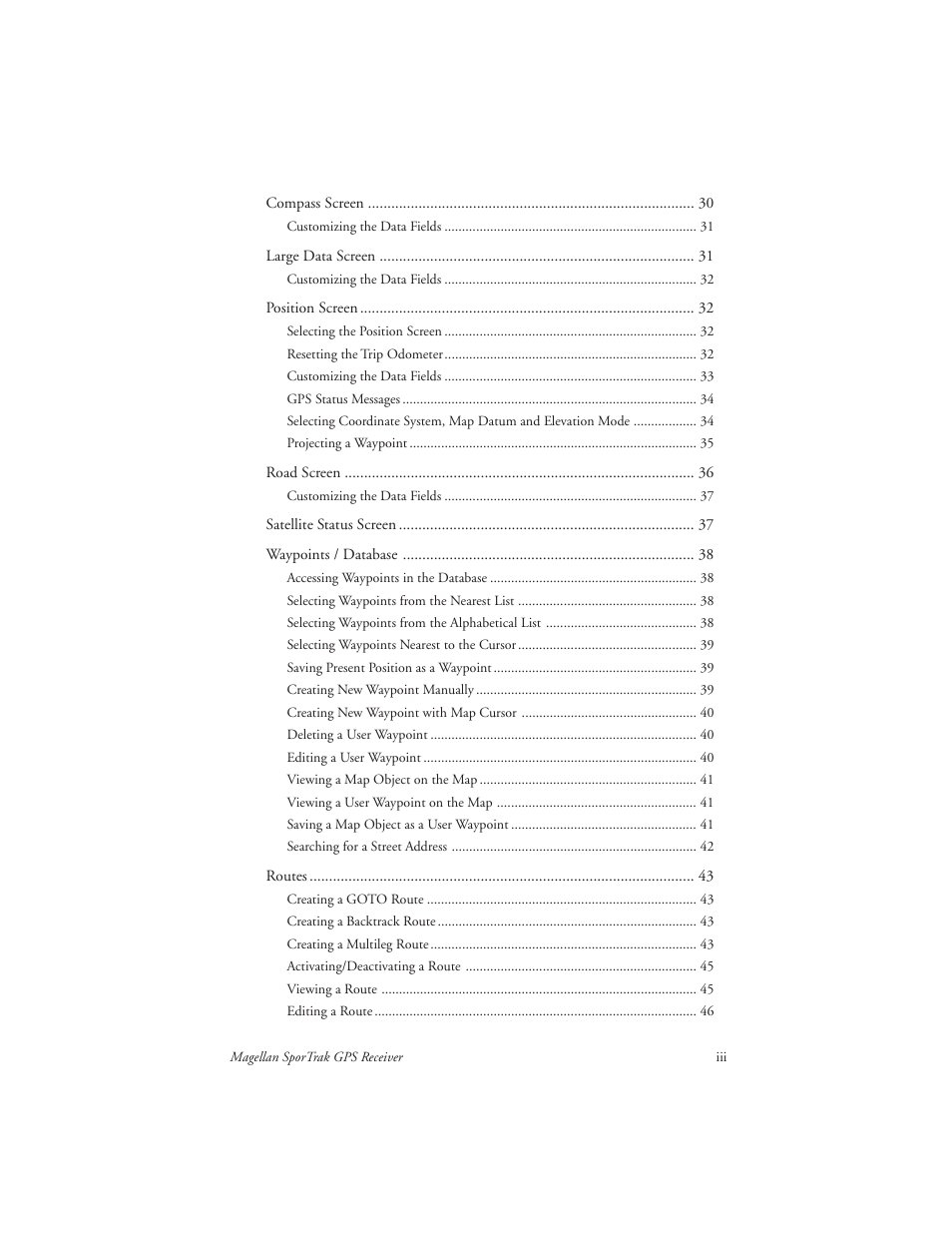 Magellan GPS receivers User Manual | Page 7 / 86