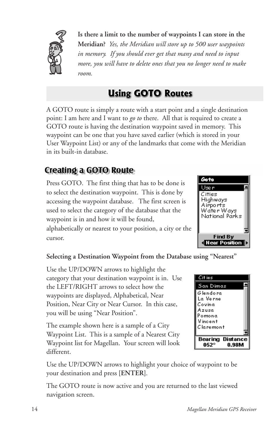 Magellan 310 User Manual | Page 24 / 89