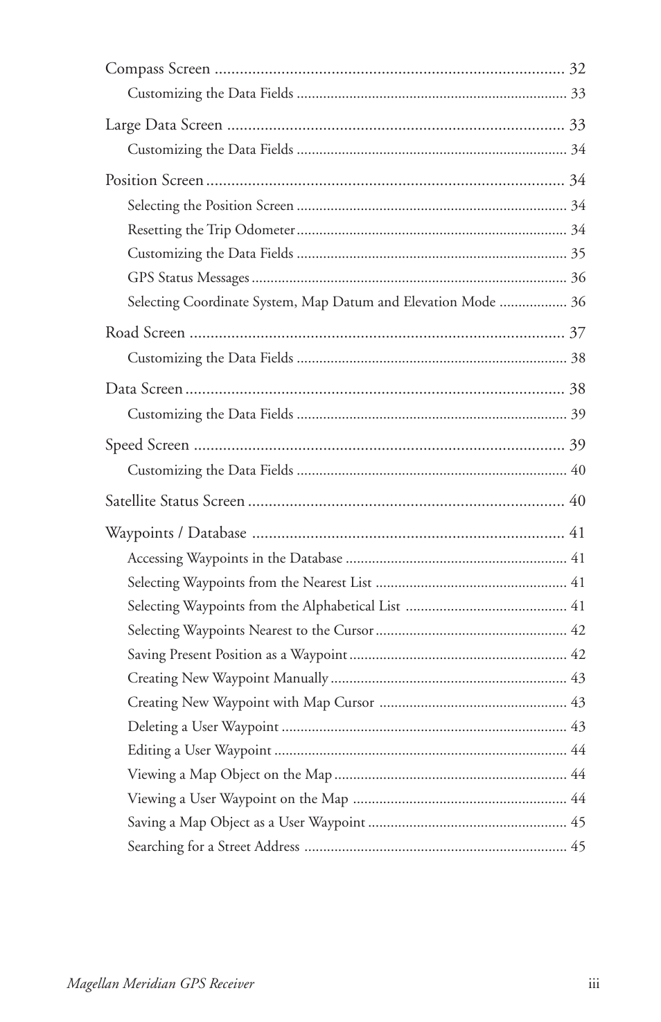 Magellan 310 User Manual | Page 7 / 89