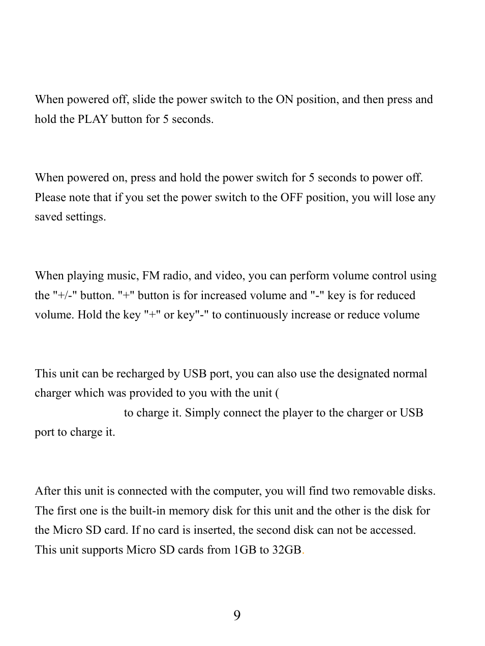 Basic operations | Mach Speed Technologies V5000 User Manual | Page 10 / 35