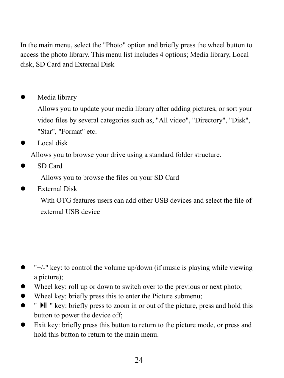 Picture, Picture viewing interface | Mach Speed Technologies V5000 User Manual | Page 25 / 35