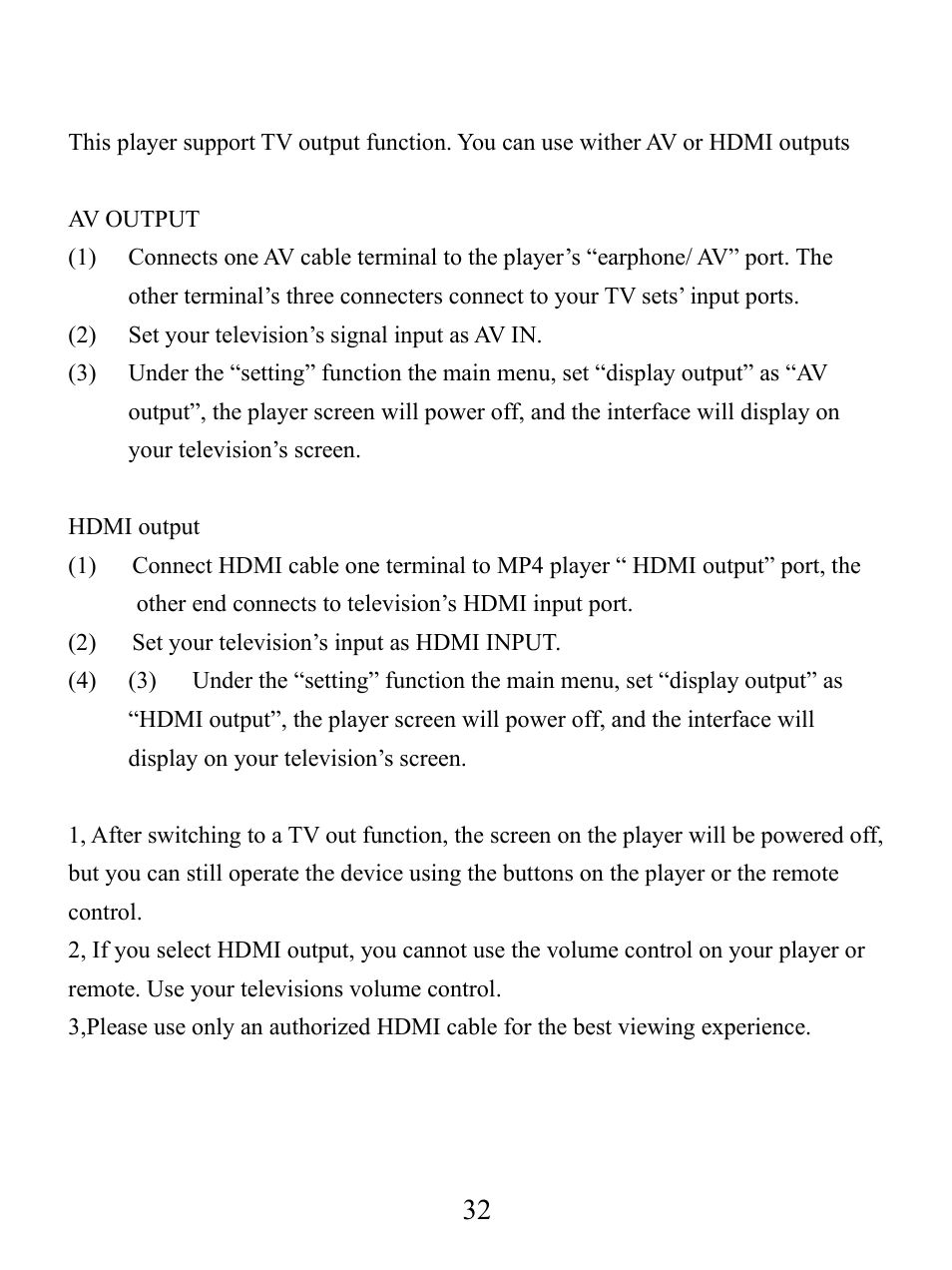Tv-out | Mach Speed Technologies V5000 User Manual | Page 33 / 35
