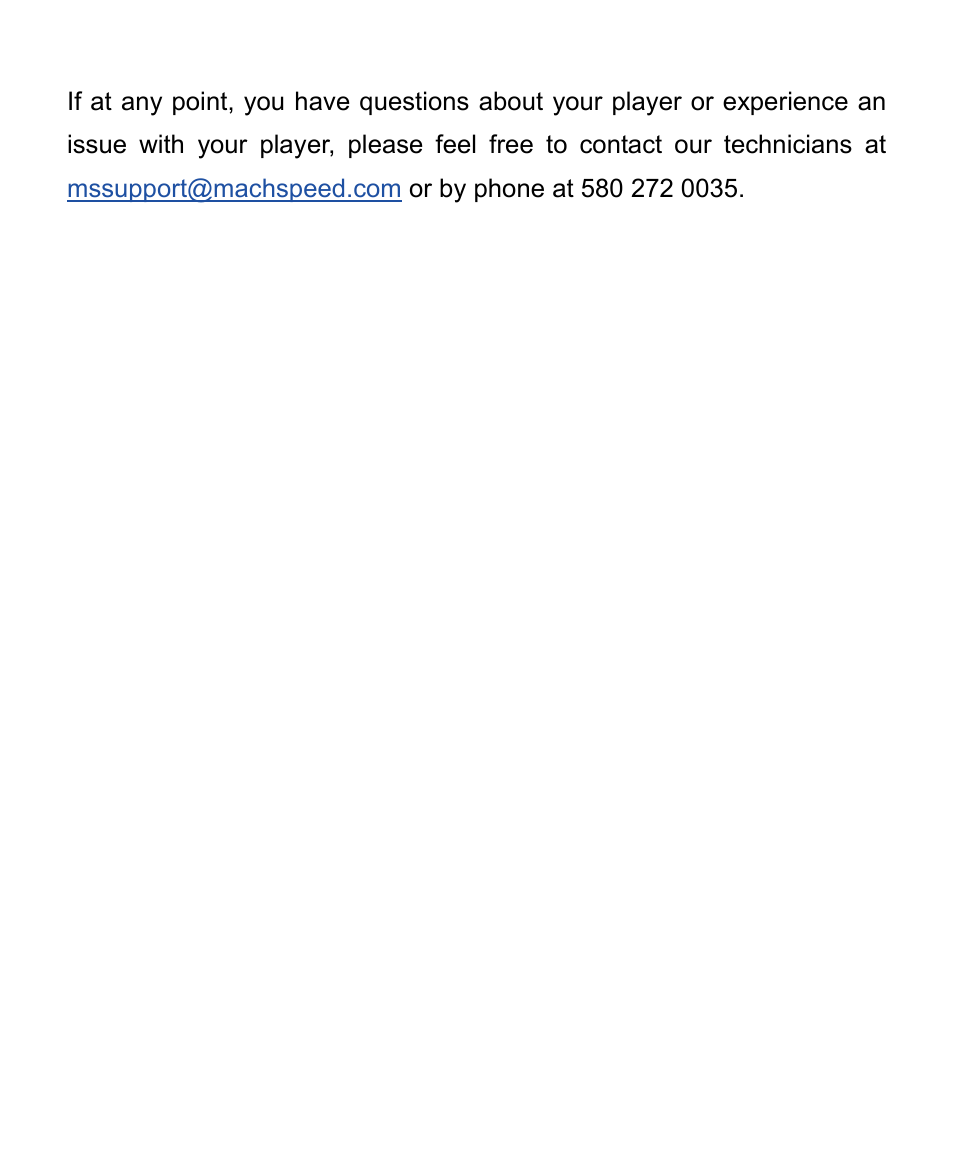 Mach Speed Technologies TRIO A1000 User Manual | Page 19 / 20