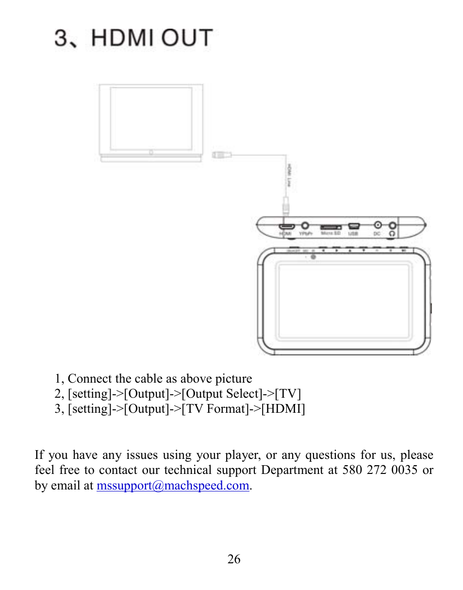Mach Speed Technologies V7000 User Manual | Page 27 / 29