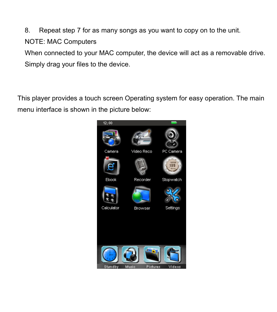 Main menu | Mach Speed Technologies TRIO T3010 User Manual | Page 14 / 37
