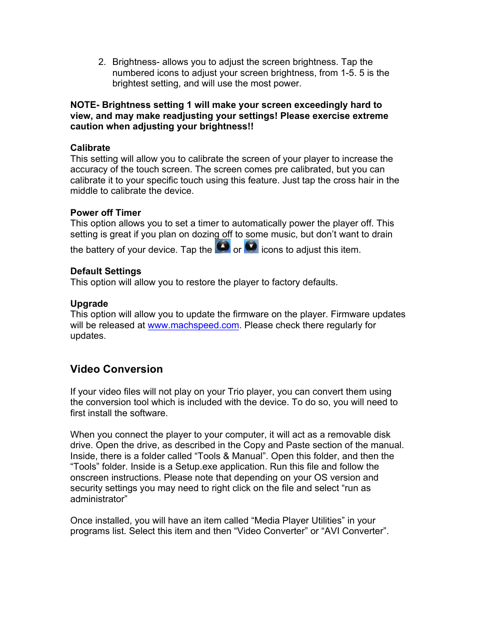 Mach Speed Technologies PERSONAL MEDIA PLAYER T4 User Manual | Page 25 / 29