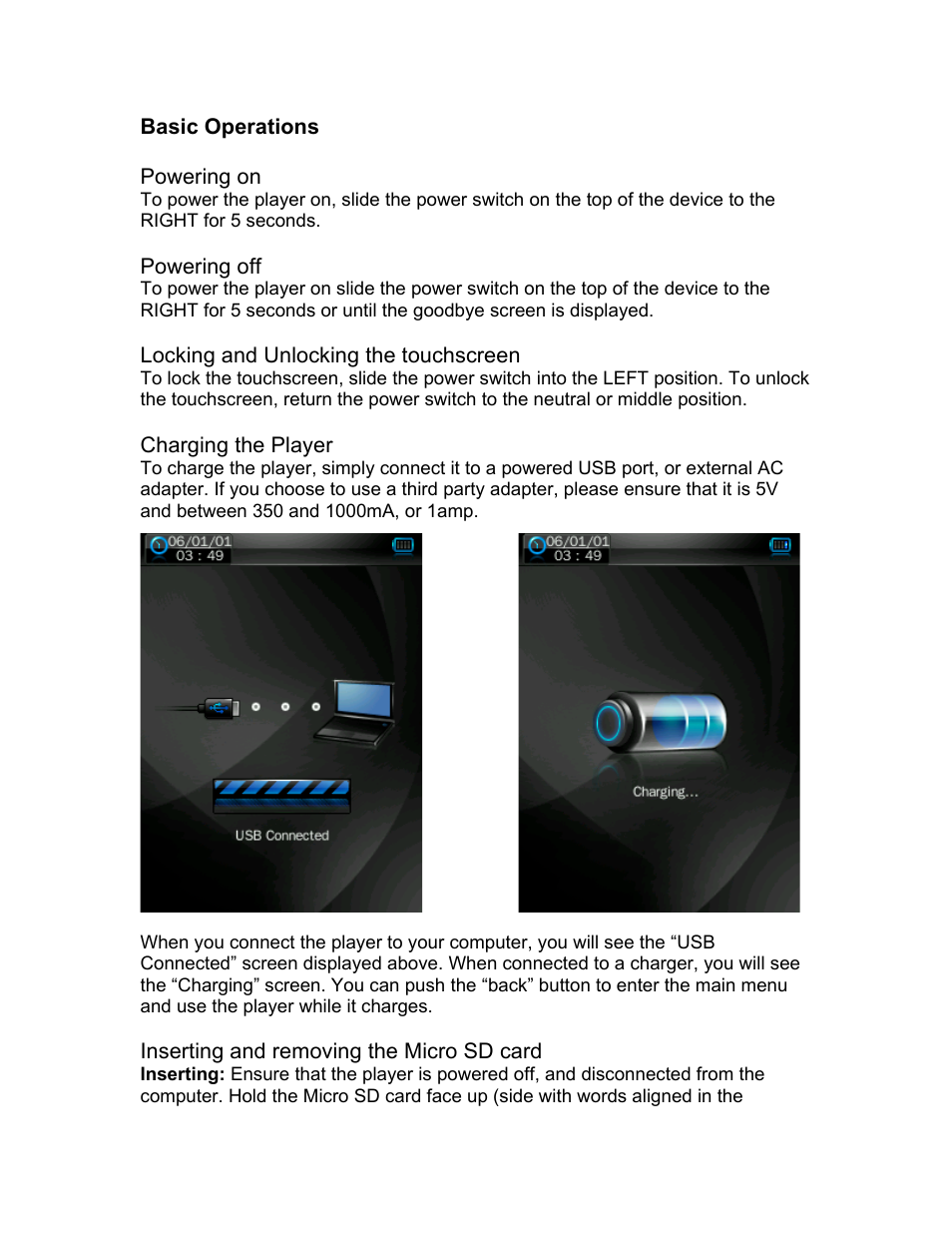 Mach Speed Technologies PERSONAL MEDIA PLAYER T4 User Manual | Page 4 / 29