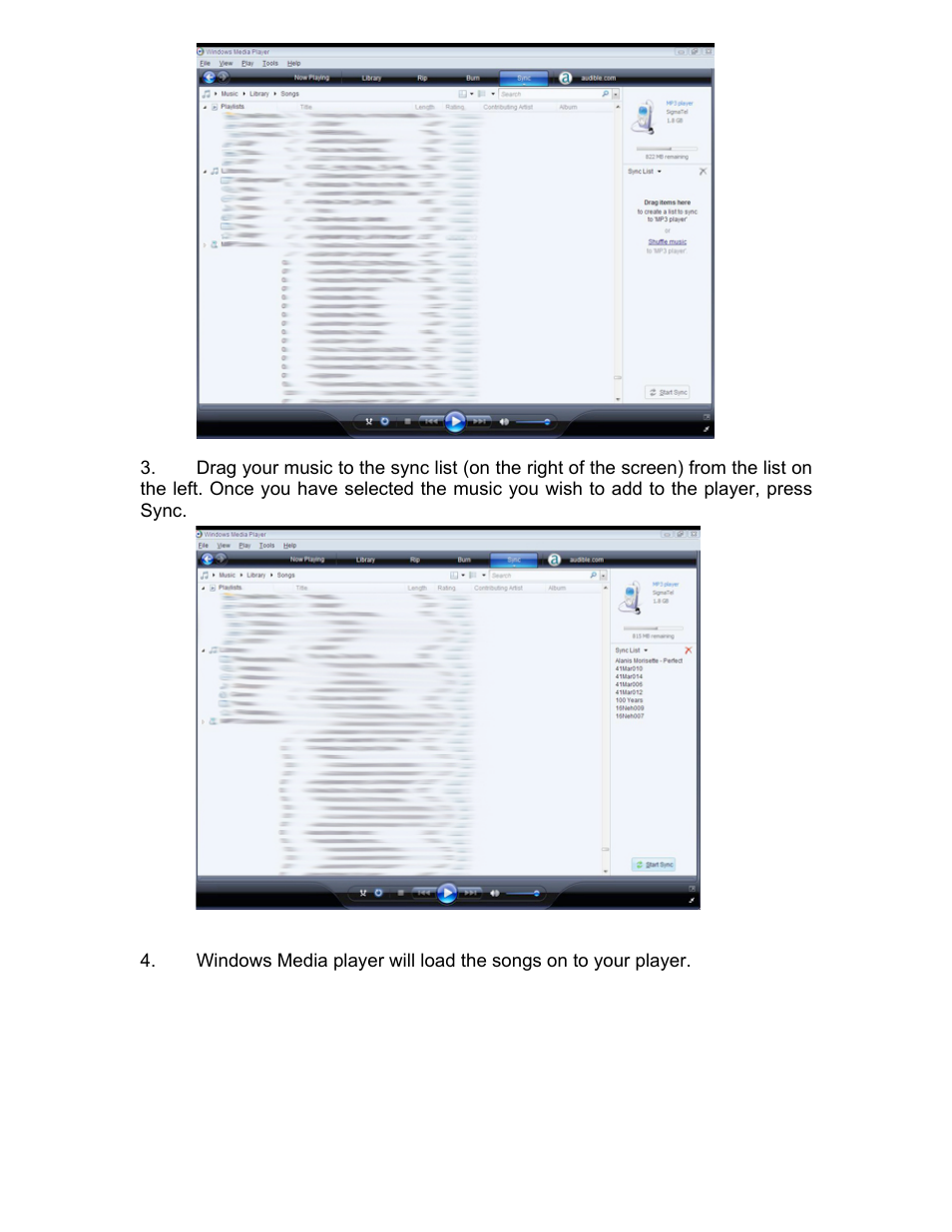 Mach Speed Technologies PERSONAL MEDIA PLAYER T4 User Manual | Page 6 / 29