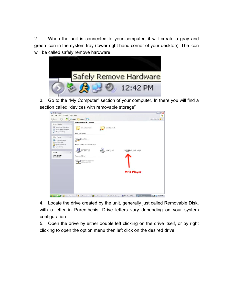 Mach Speed Technologies PERSONAL MEDIA PLAYER T4 User Manual | Page 8 / 29