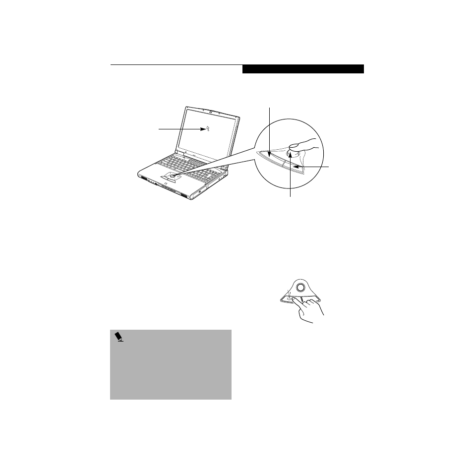Ergotrac pointing device, Clicking, Double-clicking | Clicking double-clicking | Made By Humans E Series User Manual | Page 30 / 122