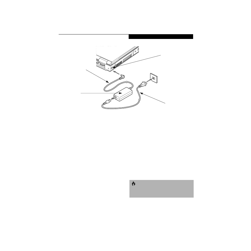 Power sources, Connecting the power adapters, Connecting the ac adapter | Connecting the optional auto/airline adapter | Made By Humans E Series User Manual | Page 48 / 122