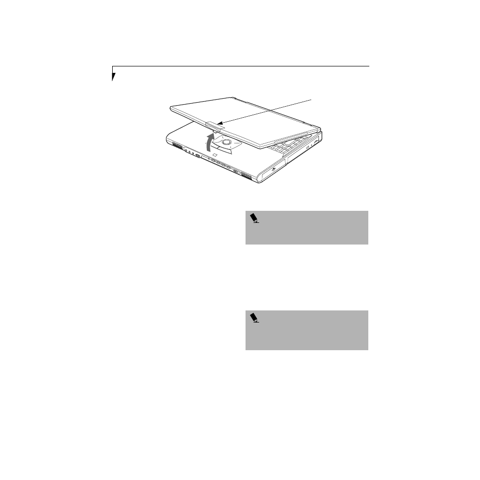 Display panel, Opening the display panel, Adjusting display panel brightness | Keyboard, Power management utility, Closing the display panel | Made By Humans E Series User Manual | Page 49 / 122