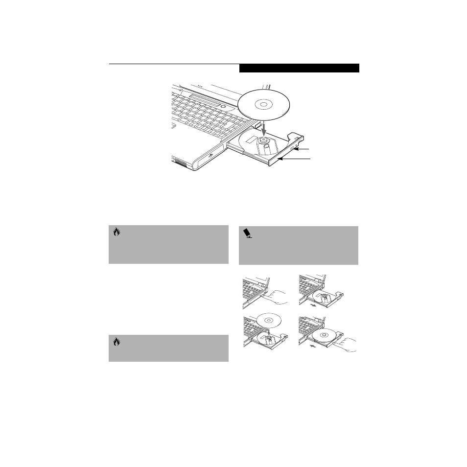 Cd-rom drive, Loading a cd | Made By Humans E Series User Manual | Page 64 / 122