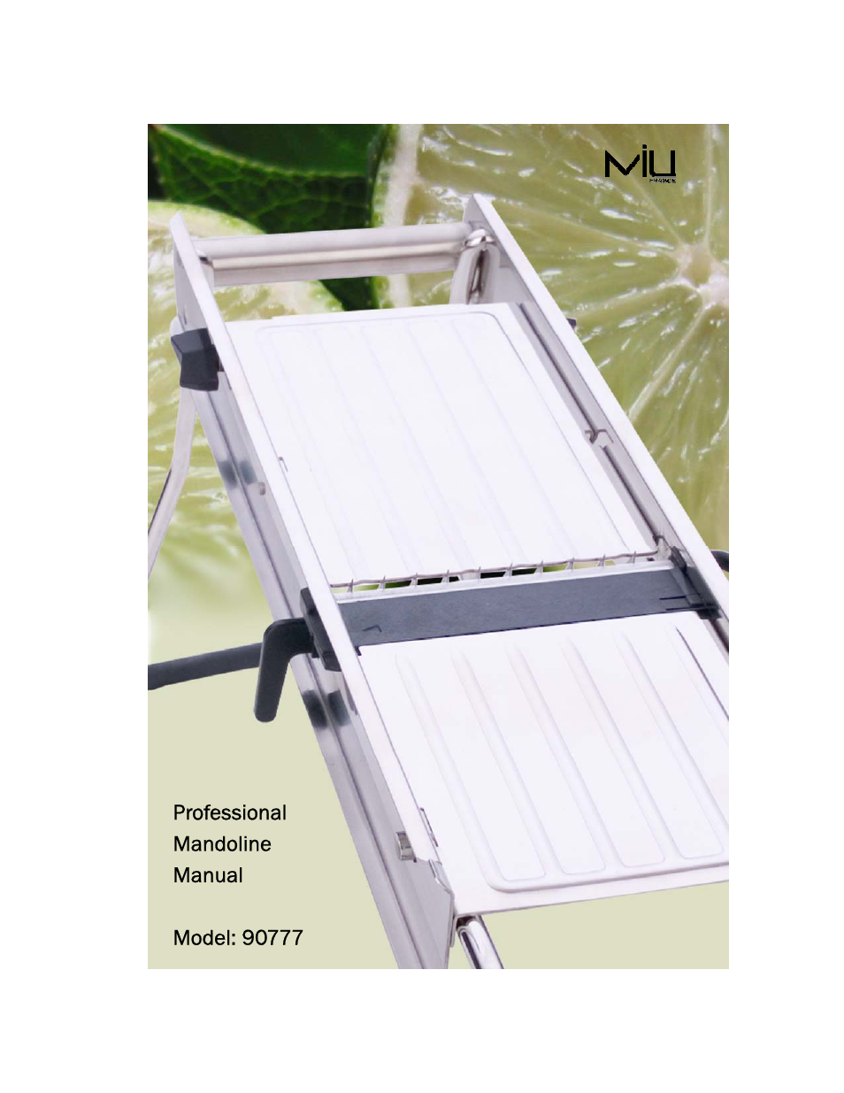 MIU France 90777 User Manual | 12 pages