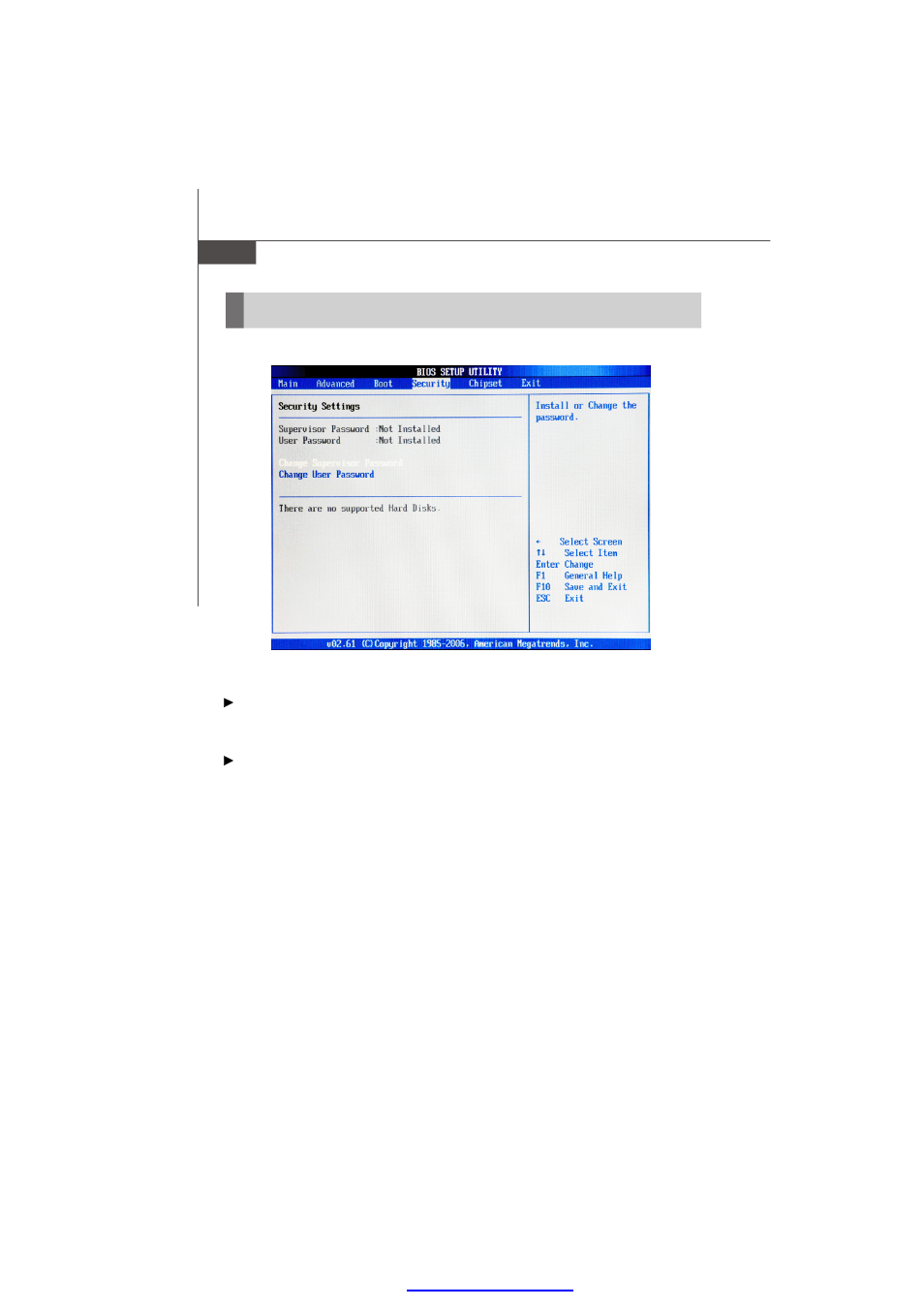 Security | MSI IM-GM45 User Manual | Page 56 / 73