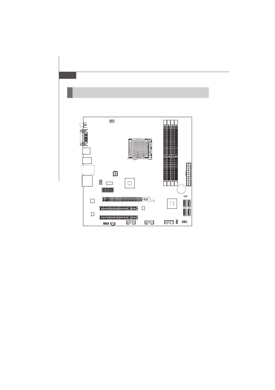 Mainboard layout, M s-7304 m ainboard | MSI MS-7304 User Manual | Page 12 / 52