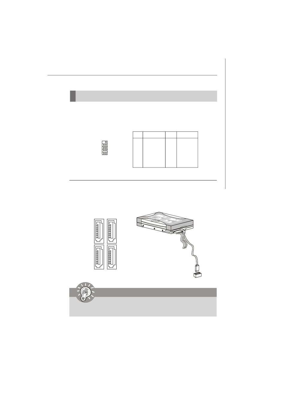 Connector, Serial ata connector: sata1, sata2, sata3, sata4, Important | Spi flash rom connector: jspi1 | MSI MS-7304 User Manual | Page 23 / 52