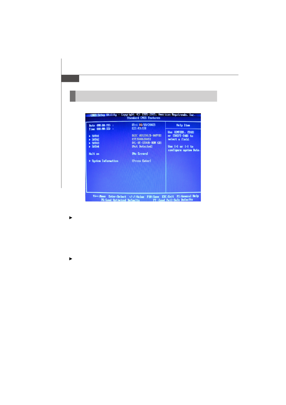 Standard cmos features | MSI MS-7304 User Manual | Page 36 / 52