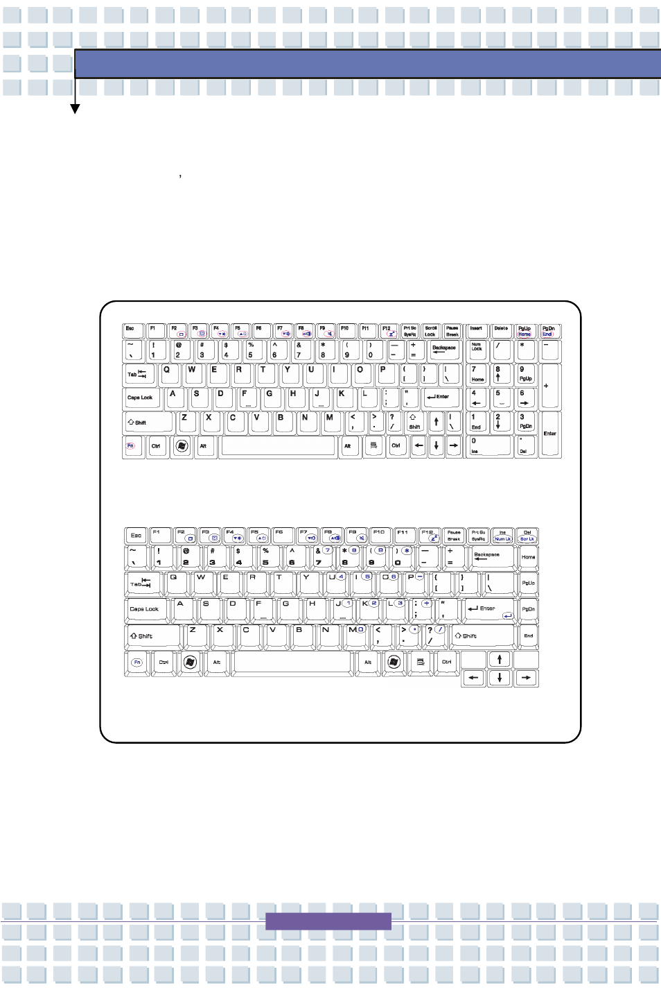 Knowing the keyboard | MSI 163C User Manual | Page 43 / 80