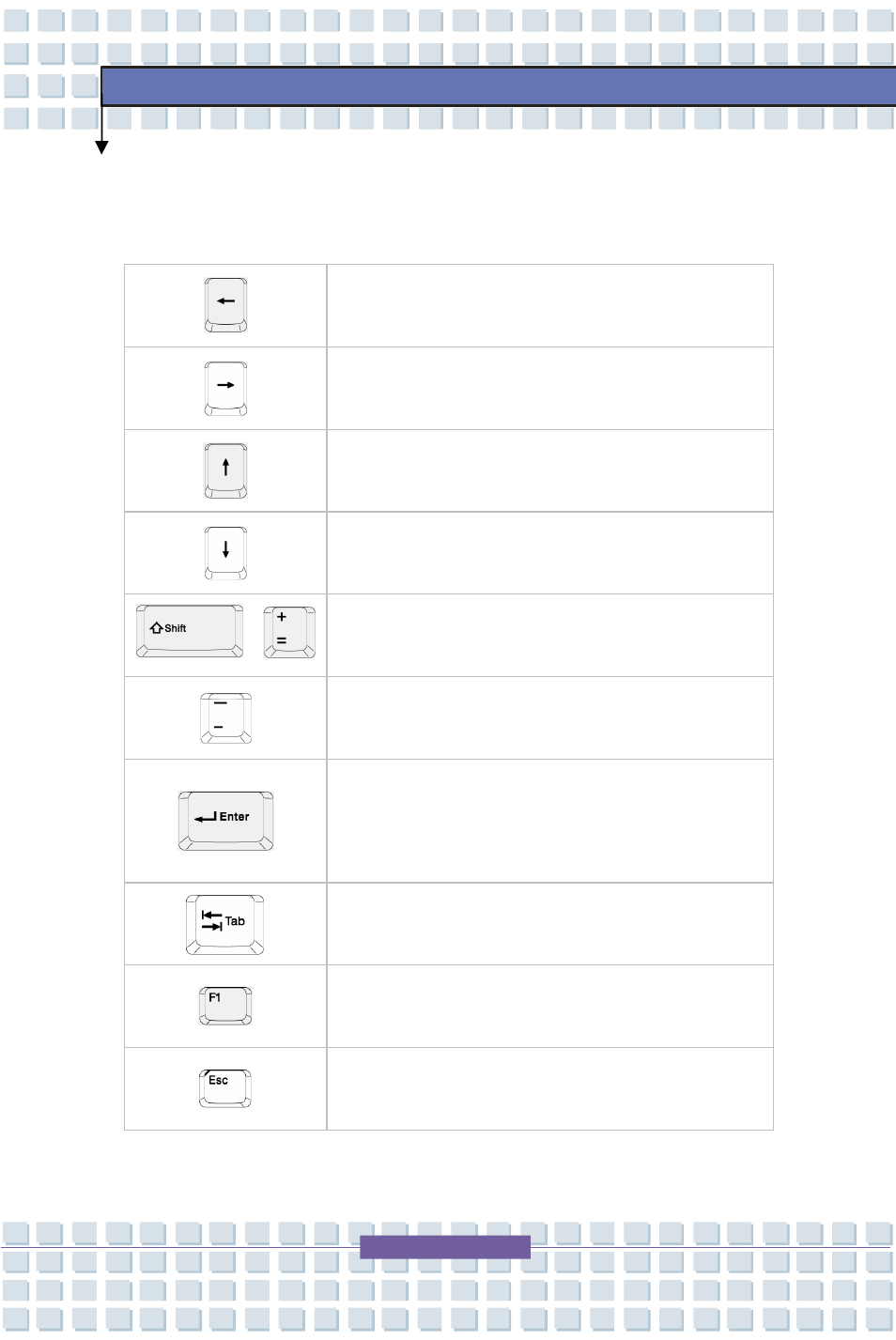 Control keys | MSI 163C User Manual | Page 68 / 80