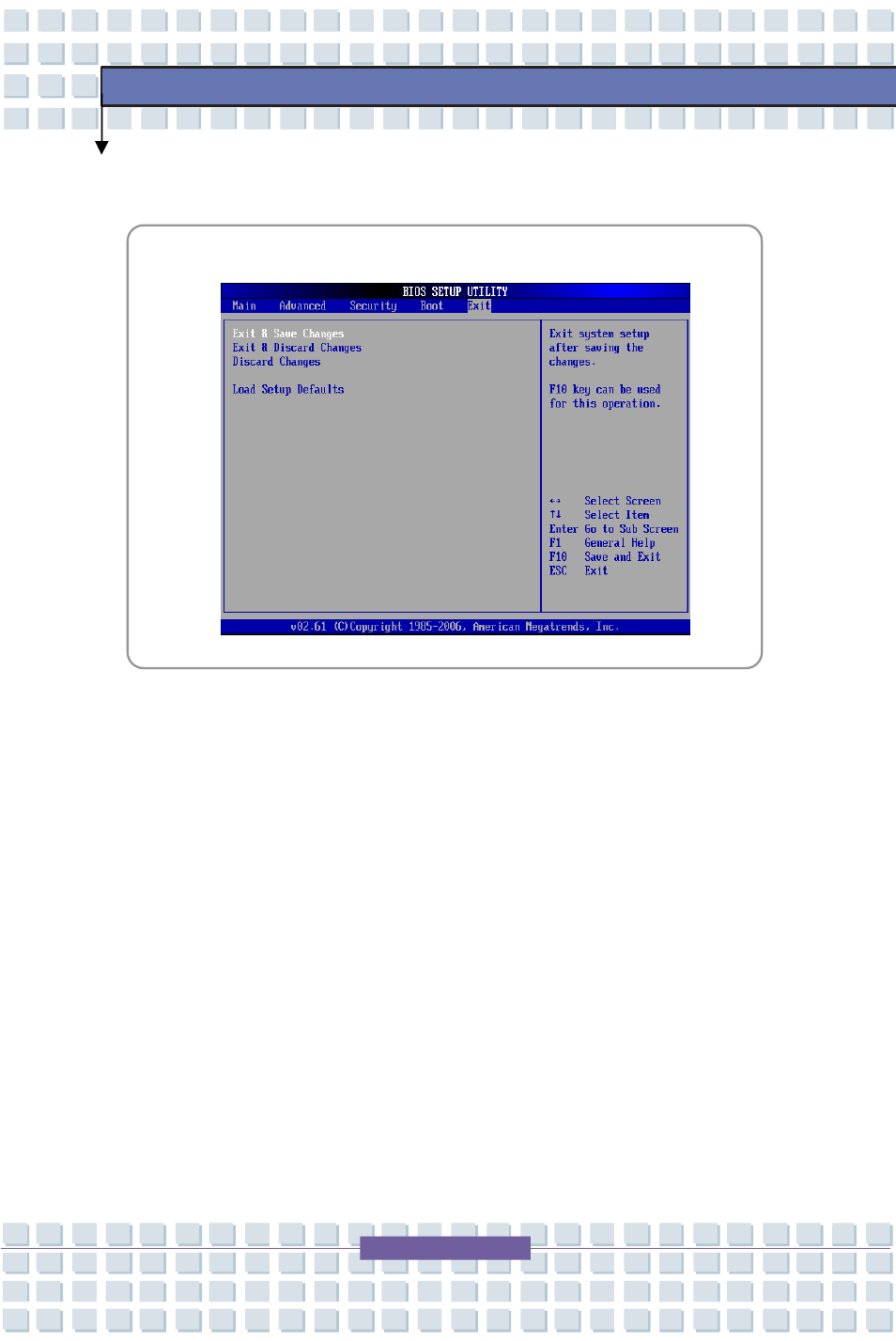 Exit menu | MSI 163C User Manual | Page 80 / 80