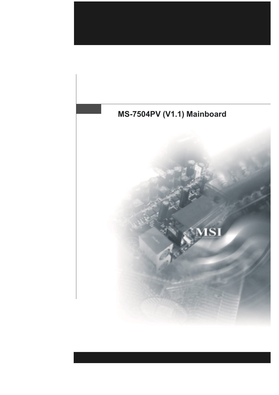 MSI NVIDIA MS-7504PV User Manual | 50 pages