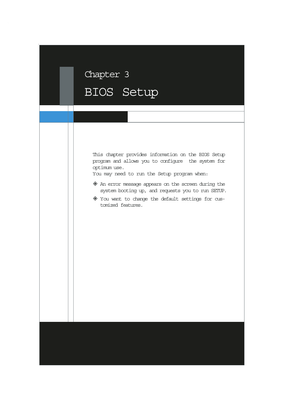 Chapter 3bios setup, Bios setup, Chapter 3 | MSI NVIDIA MS-7504PV User Manual | Page 29 / 50