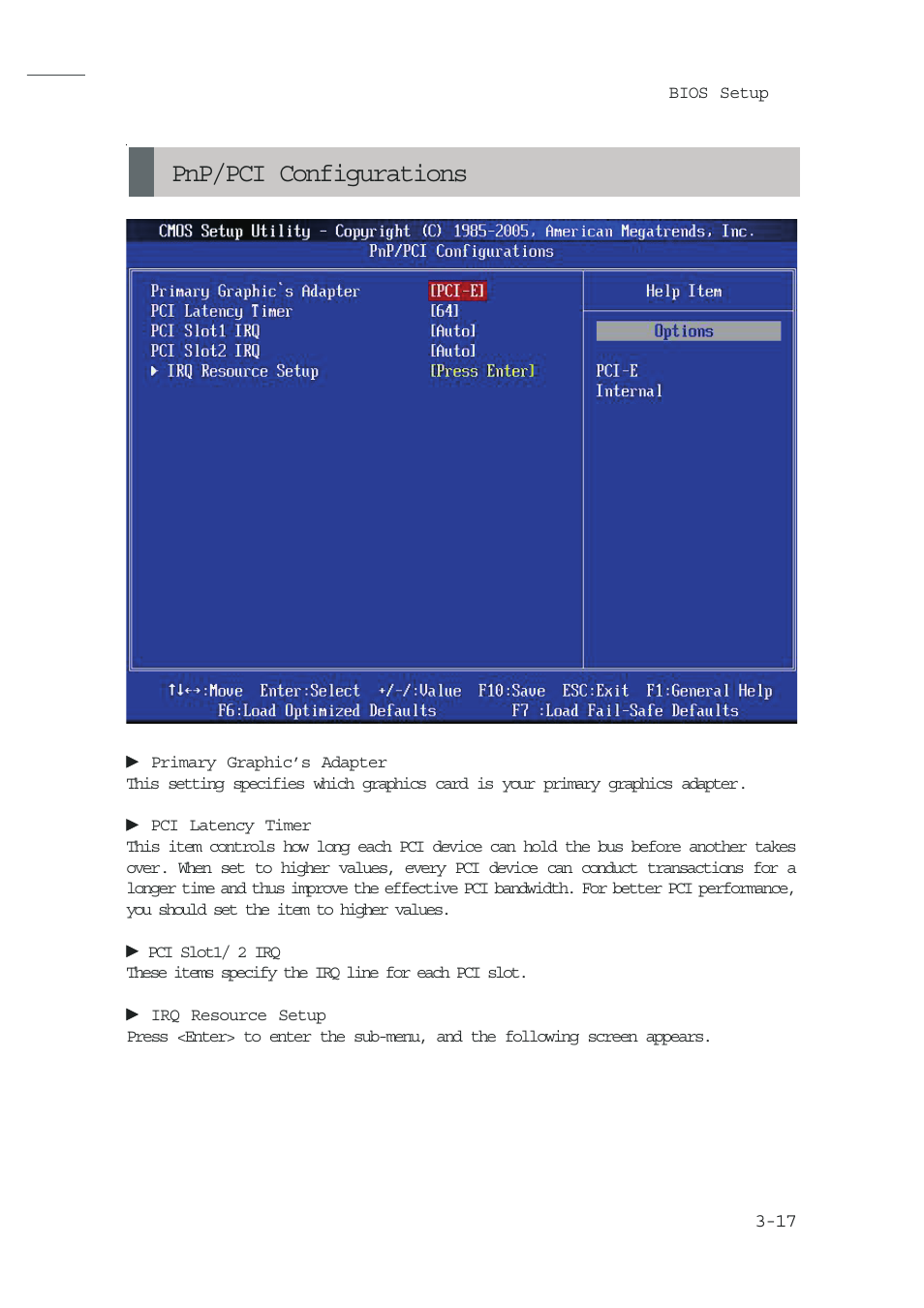 Pnp/pci configurations | MSI NVIDIA MS-7504PV User Manual | Page 45 / 50