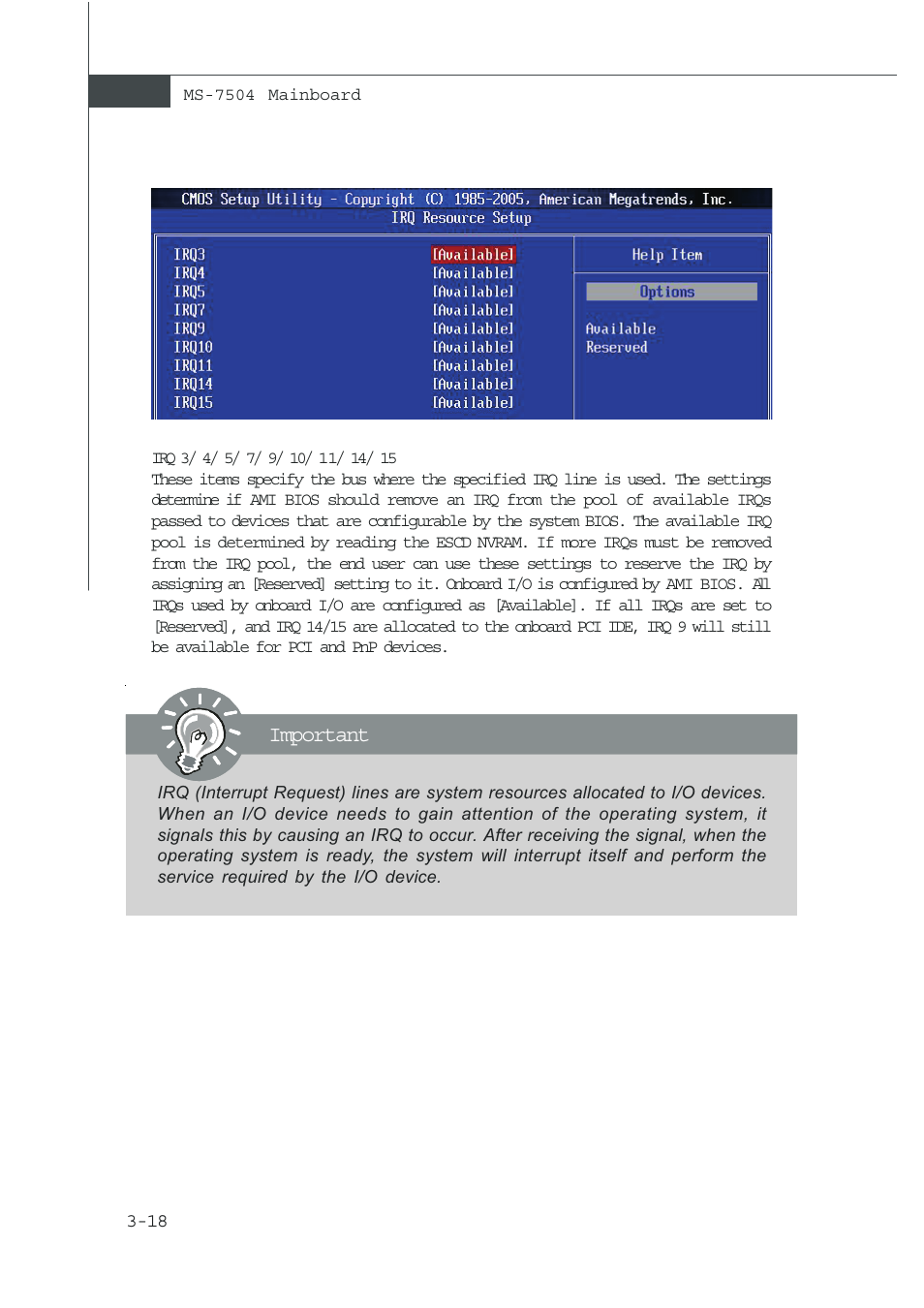 Important | MSI NVIDIA MS-7504PV User Manual | Page 46 / 50