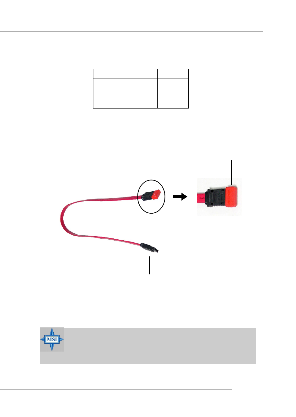 Hardware setup, Optional serial ata cable | MSI G52-M6570XA-G22 User Manual | Page 41 / 116