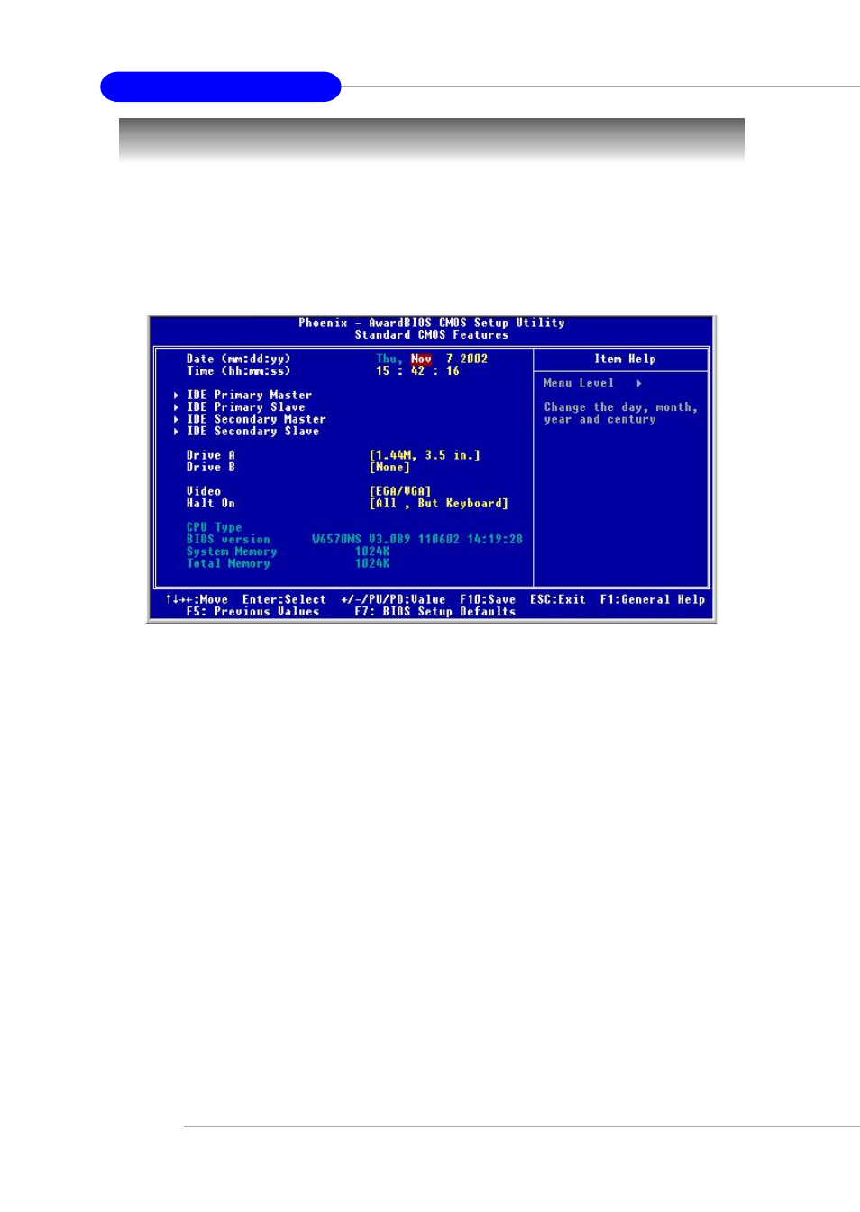 Standard cmos features | MSI G52-M6570XA-G22 User Manual | Page 61 / 116
