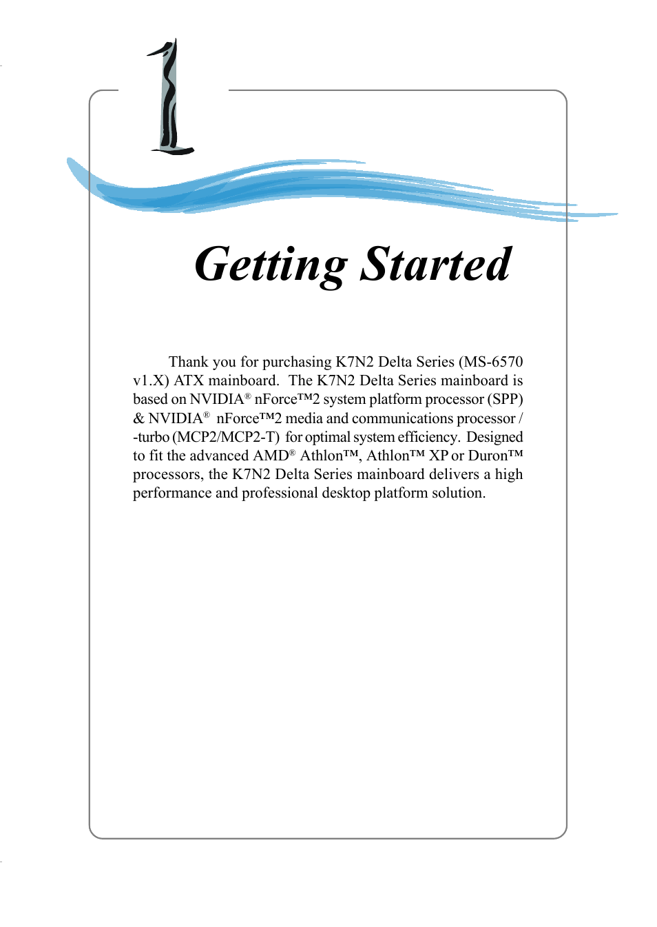 Chapter 1. getting started, Getting started | MSI G52-M6570XA-G22 User Manual | Page 8 / 116