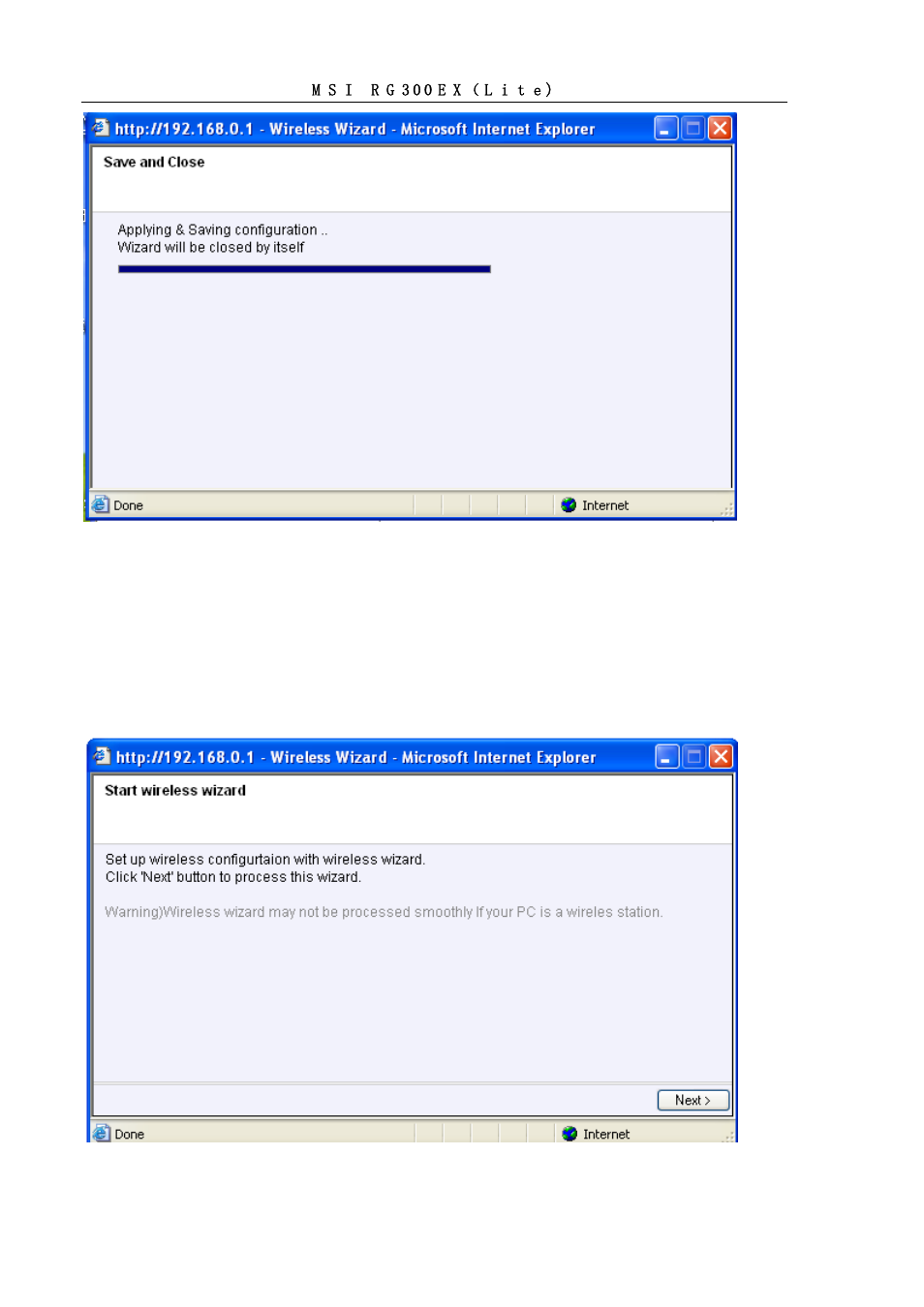 2 wep security | MSI RG300EX User Manual | Page 21 / 53