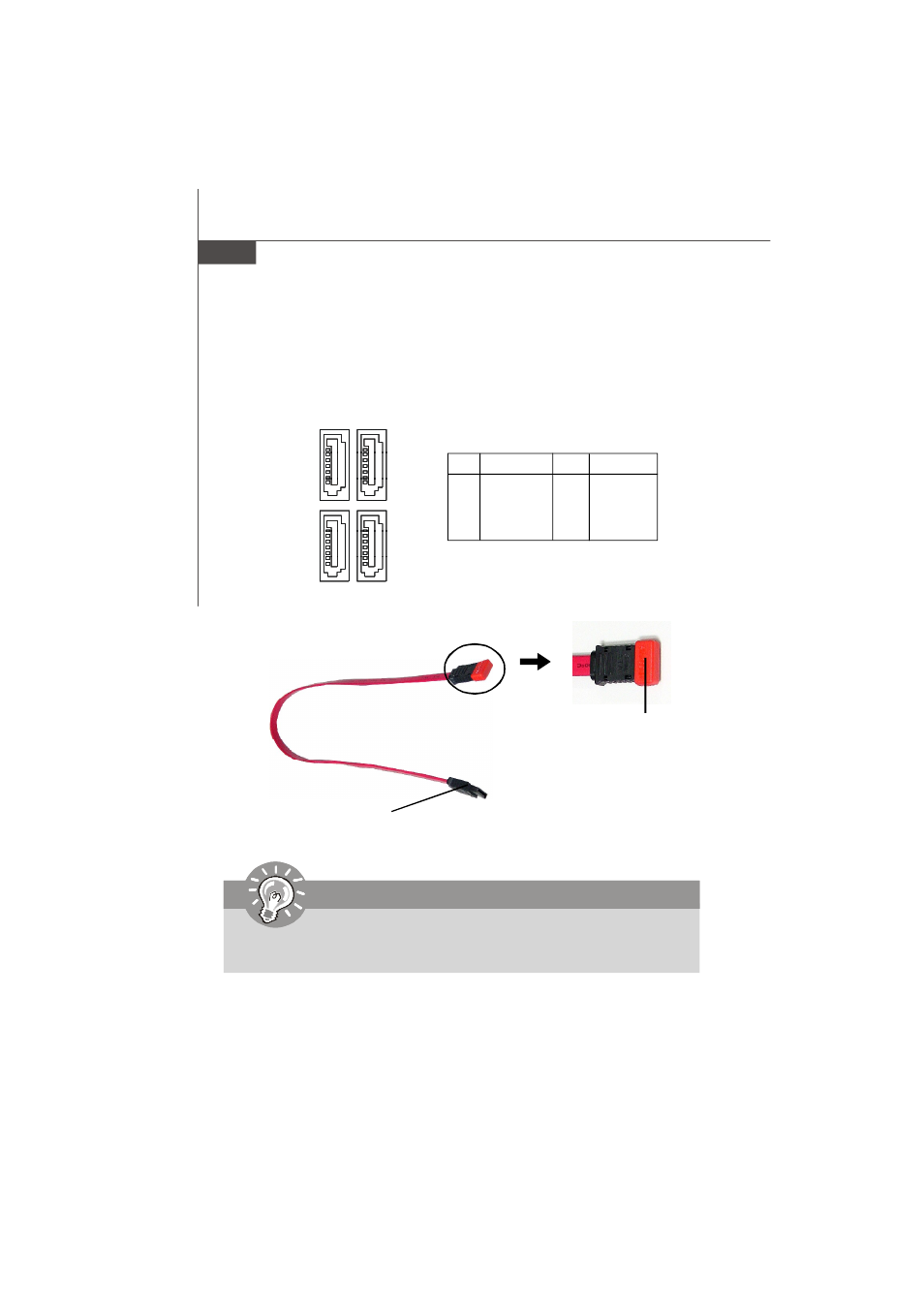 Serial ata connectors: sata1~sata4, Important, Serial ata cable | MSI MS-7242 User Manual | Page 27 / 102