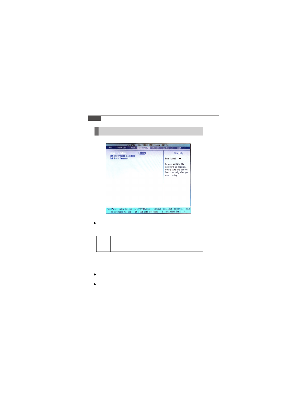 Security | MSI CX700D User Manual | Page 62 / 66