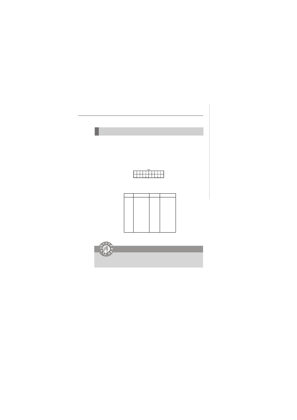 Power supply, Important, Atx 20-pin system power connector: atx1 | MSI GME965 User Manual | Page 25 / 76