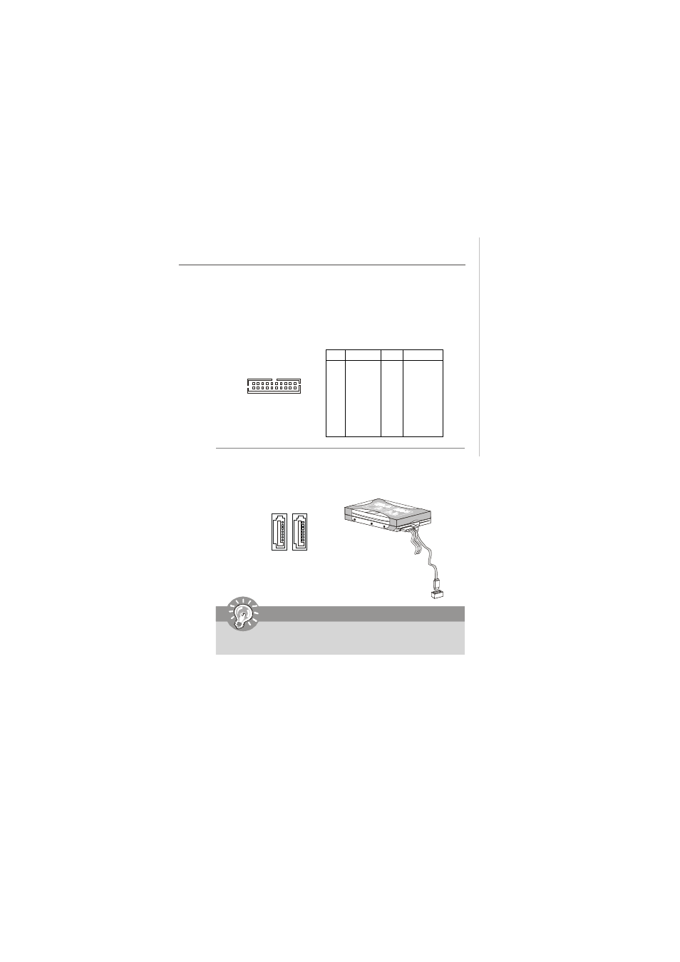 Serial ata ii connector: sata1, sata2, Important, Digital io connector: j4 | MSI GME965 User Manual | Page 29 / 76