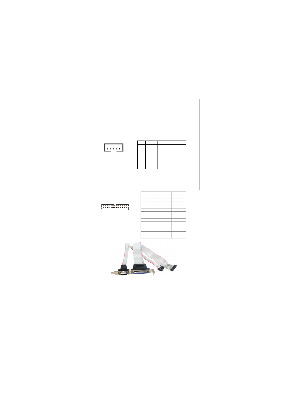 Parallel port connector: jlpt1, Serial port connector: com 2 | MSI Fuzzy Mainboard GME965 User Manual | Page 35 / 76