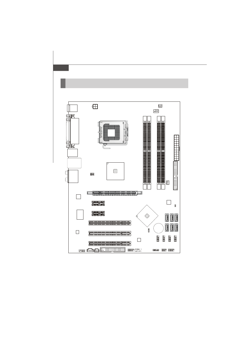 Mainboard layout, M s-7519 m ainboard | MSI P43 User Manual | Page 14 / 95