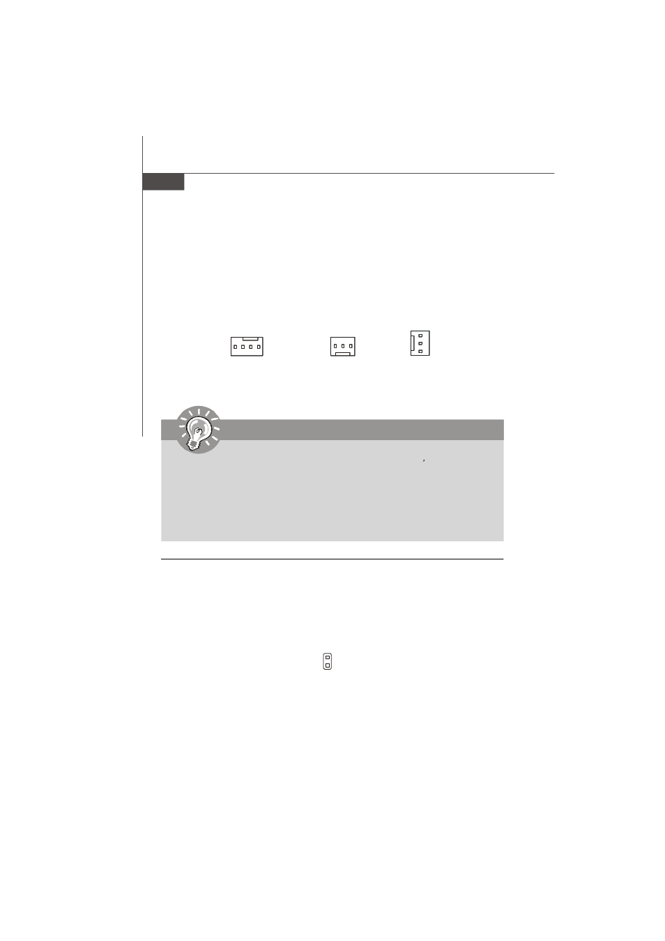 Chassis intrusion connector: jci1, Fan power connectors: cpufan1, sysfan1, sysfan2, Important | MSI P43 User Manual | Page 30 / 95