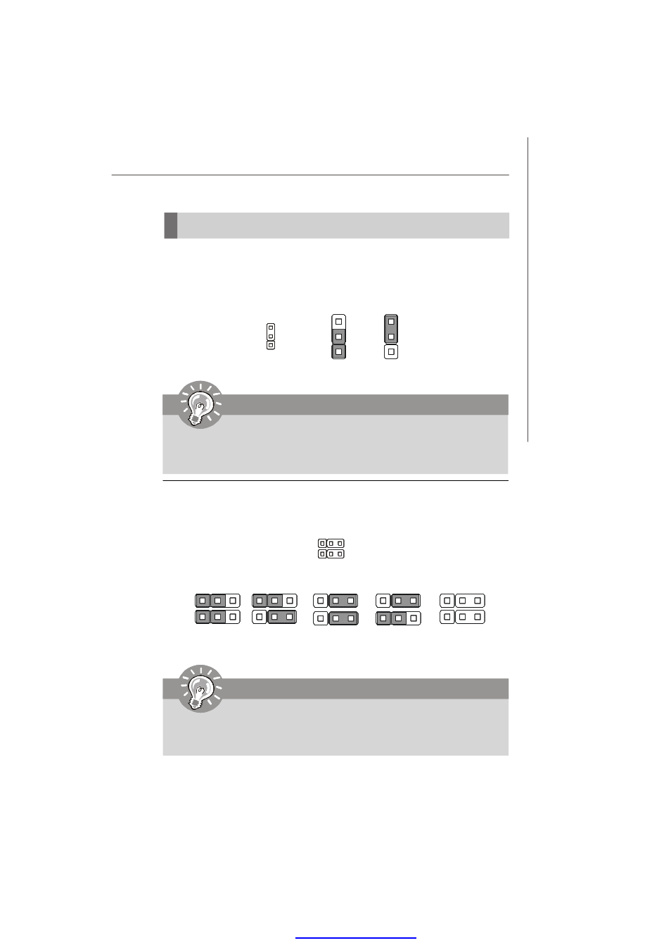 Jumpers, Clear cmos jumper: jbat1, Important | Hardware overclock fsb jumpers: jb1, jb2 | MSI P43 User Manual | Page 35 / 95