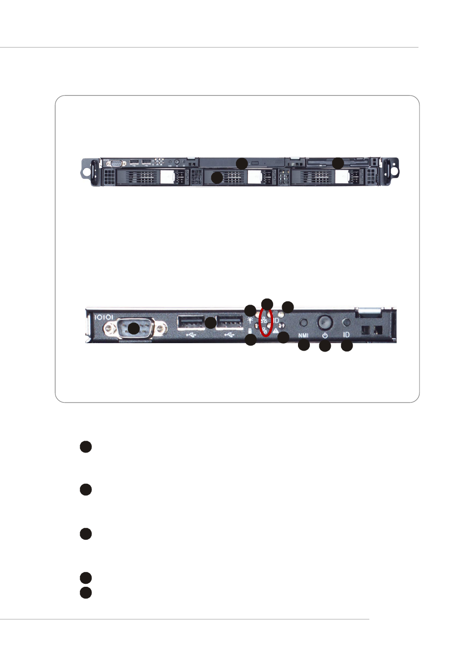 Front view front bezel | MSI MS-9246 User Manual | Page 12 / 123